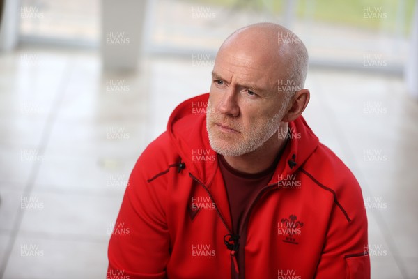 180226 - Picture shows Steve Tandy, Head Coach as he announces the Wales team to face Scotland on Saturday
