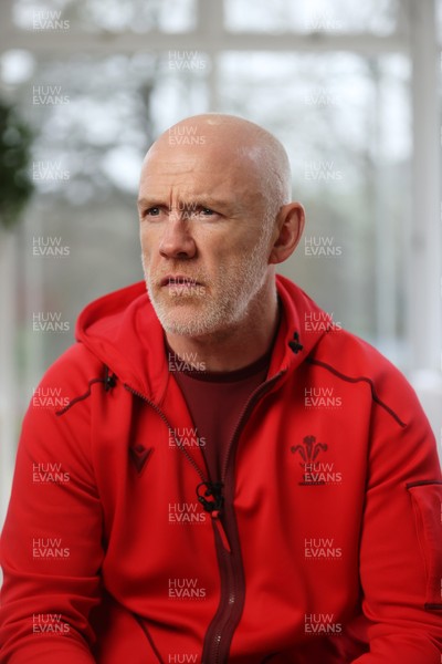180226 - Picture shows Steve Tandy, Head Coach as he announces the Wales team to face Scotland on Saturday