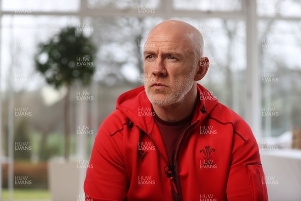 180226 - Picture shows Steve Tandy, Head Coach as he announces the Wales team to face Scotland on Saturday