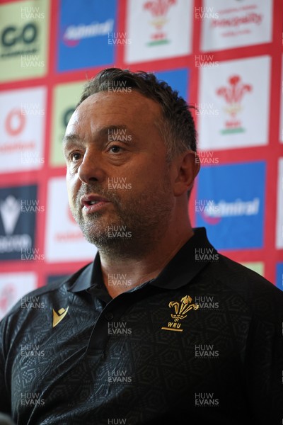 200525 - Wales Interim Head Coach Matt Sherratt during a Press Conference to announce Wales’ squad for their summer tour to Japan