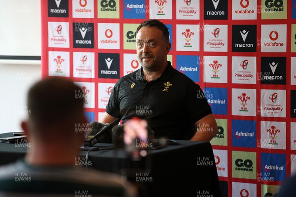 200525 - Wales Interim Head Coach Matt Sherratt during a Press Conference to announce Wales’ squad for their summer tour to Japan