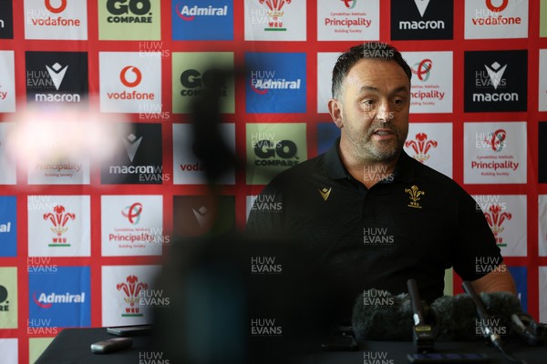 200525 - Wales Interim Head Coach Matt Sherratt during a Press Conference to announce Wales’ squad for their summer tour to Japan