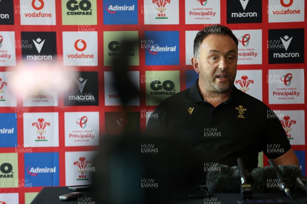 200525 - Wales Interim Head Coach Matt Sherratt during a Press Conference to announce Wales’ squad for their summer tour to Japan