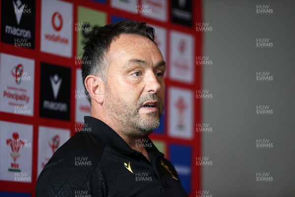 200525 - Wales Interim Head Coach Matt Sherratt during a Press Conference to announce Wales’ squad for their summer tour to Japan