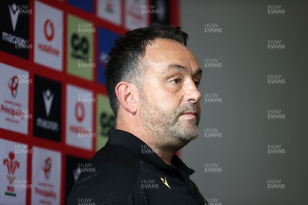 200525 - Wales Interim Head Coach Matt Sherratt during a Press Conference to announce Wales’ squad for their summer tour to Japan