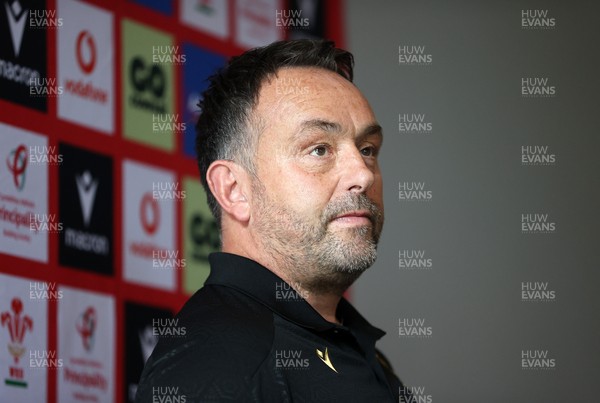 200525 - Wales Interim Head Coach Matt Sherratt during a Press Conference to announce Wales’ squad for their summer tour to Japan