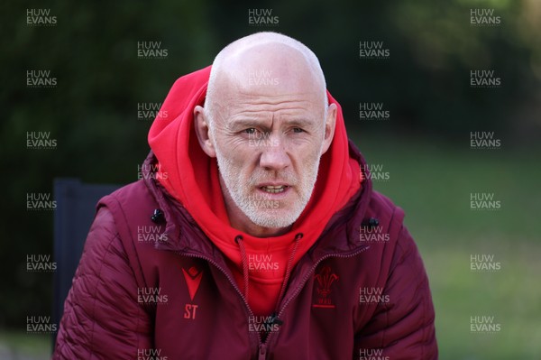 191125 - Picture shows Steve Tandy, Wales Head Coach as he announces his side to face New Zealand on Saturday