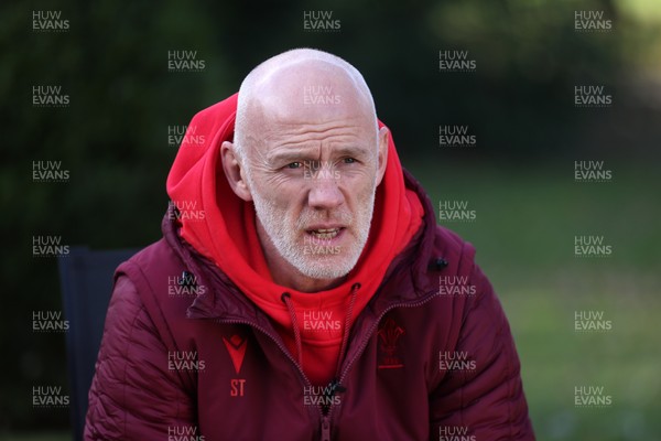 191125 - Picture shows Steve Tandy, Wales Head Coach as he announces his side to face New Zealand on Saturday