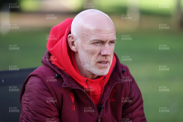 191125 - Picture shows Steve Tandy, Wales Head Coach as he announces his side to face New Zealand on Saturday
