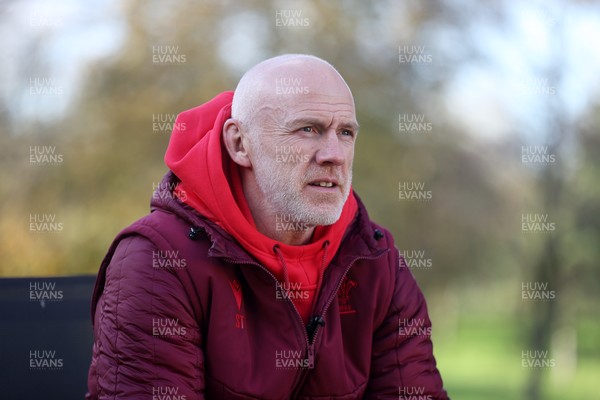 191125 - Picture shows Steve Tandy, Wales Head Coach as he announces his side to face New Zealand on Saturday