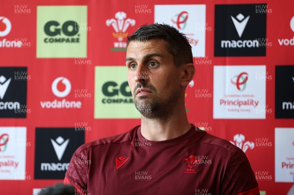230626 - Picture shows defence coach Peter Murchie ahead of their game against the Barbarians