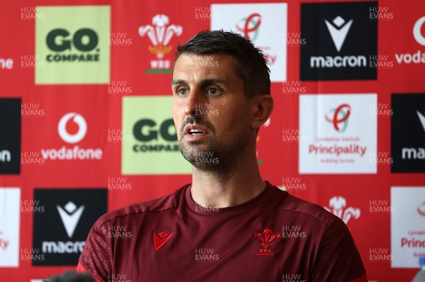 230626 - Picture shows defence coach Peter Murchie ahead of their game against the Barbarians