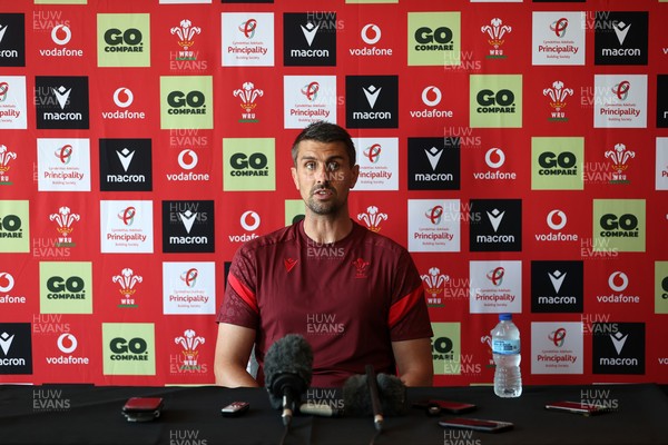 230626 - Picture shows defence coach Peter Murchie ahead of their game against the Barbarians