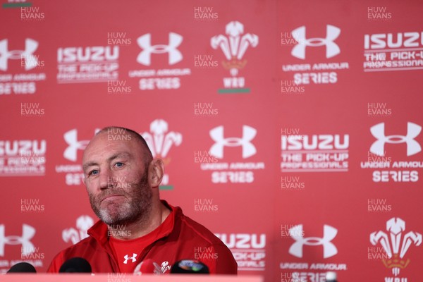 241117 - Wales Rugby Press Conference - Forwards Coach Robin Mcbryde talks to the media