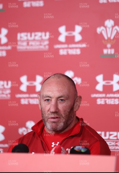 241117 - Wales Rugby Press Conference - Forwards Coach Robin Mcbryde talks to the media