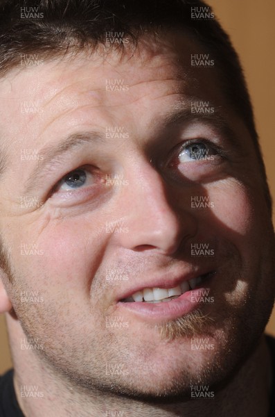 25.01.10 - Wales Rugby Press Conference - Ian Gough talks to reporters. 