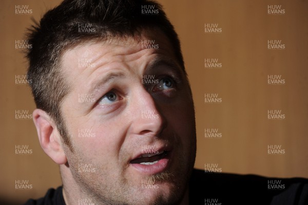 25.01.10 - Wales Rugby Press Conference - Ian Gough talks to reporters. 