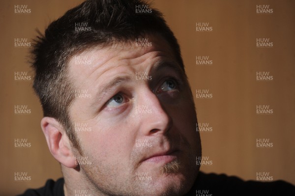 25.01.10 - Wales Rugby Press Conference - Ian Gough talks to reporters. 