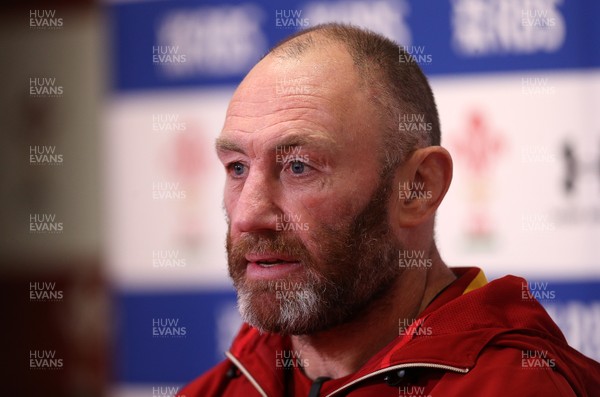 250216 - Wales Rugby Press Conference - Forwards Coach Robin McBryde talks to the media