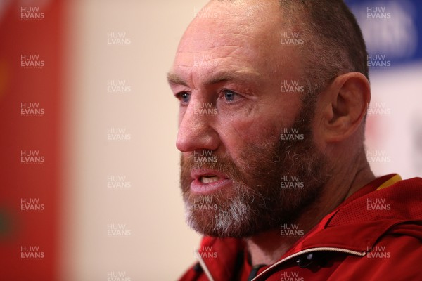 250216 - Wales Rugby Press Conference - Forwards Coach Robin McBryde talks to the media