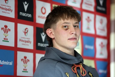 250225 - Wales Rugby Press Conference - Ellis Mee speaks to the media after making his debut against Ireland on the weekend