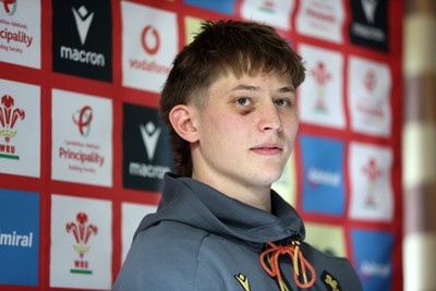 250225 - Wales Rugby Press Conference - Ellis Mee speaks to the media after making his debut against Ireland on the weekend