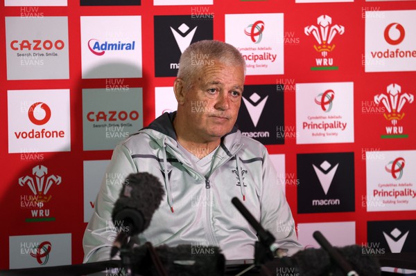 260623 - Wales Rugby Press Conference - Head Coach Warren Gatland speaks to the press on the first official day of the first day of the Rugby World Cup camp