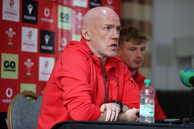 281025 - Wales Rugby Press Conference in their first week of camp for this years Quilter Nations Series - Steve Tandy, Head Coach