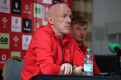 281025 - Wales Rugby Press Conference in their first week of camp for this years Quilter Nations Series - Steve Tandy, Head Coach