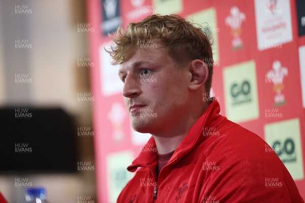 281025 - Wales Rugby Press Conference in their first week of camp for this years Quilter Nations Series - Jac Morgan