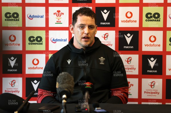 300124 - Wales Rugby Press Conference in the week leading up to their first 6 Nations game against Scotland - Ryan Elias speaks to the media
