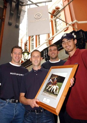 12-09-03 Welsh team at Rockport Shop, Cardiff  