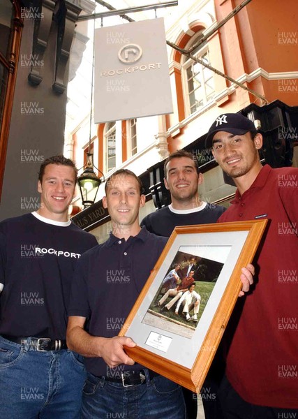 12-09-03 Welsh team at Rockport Shop, Cardiff  