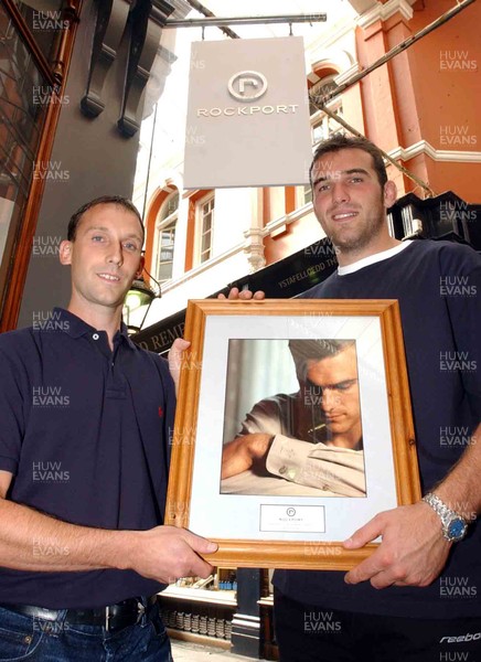 12-09-03 Welsh team at Rockport Shop, Cardiff  