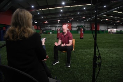 200126 - Wales Rugby Sqaud Announcement  - Wales Rugby Head Coach Steve Tandy speaks to the press after announcing his squad for the upcoming 2026 Guinness Men's Six Nations