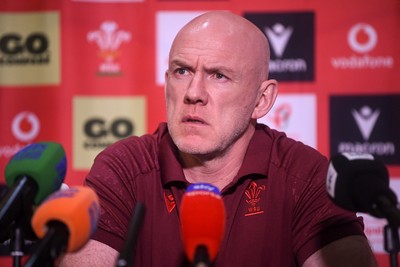 200126 - Wales Rugby Sqaud Announcement  - Wales Rugby Head Coach Steve Tandy speaks to the press after announcing his squad for the upcoming 2026 Guinness Men's Six Nations