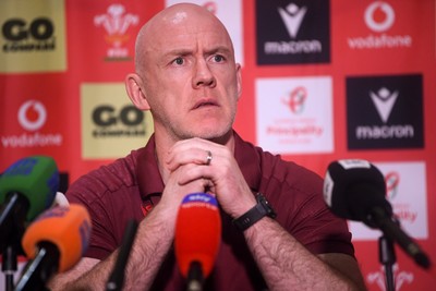 200126 - Wales Rugby Sqaud Announcement  - Wales Rugby Head Coach Steve Tandy speaks to the press after announcing his squad for the upcoming 2026 Guinness Men's Six Nations