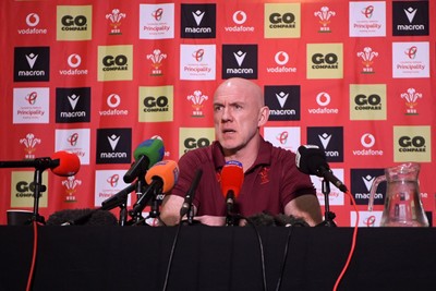 200126 - Wales Rugby Sqaud Announcement  - Wales Rugby Head Coach Steve Tandy speaks to the press after announcing his squad for the upcoming 2026 Guinness Men's Six Nations