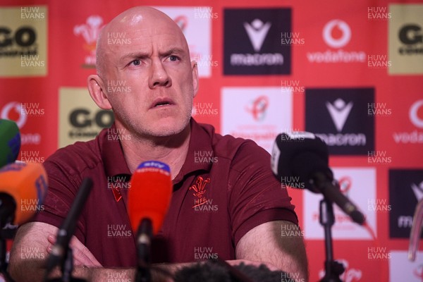 200126 - Wales Rugby Sqaud Announcement  - Wales Rugby Head Coach Steve Tandy speaks to the press after announcing his squad for the upcoming 2026 Guinness Men's Six Nations