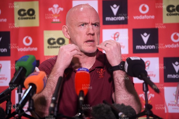 200126 - Wales Rugby Sqaud Announcement  - Wales Rugby Head Coach Steve Tandy speaks to the press after announcing his squad for the upcoming 2026 Guinness Men's Six Nations