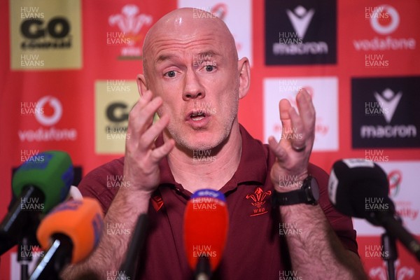 200126 - Wales Rugby Sqaud Announcement  - Wales Rugby Head Coach Steve Tandy speaks to the press after announcing his squad for the upcoming 2026 Guinness Men's Six Nations