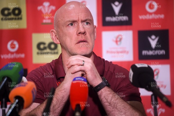 200126 - Wales Rugby Sqaud Announcement  - Wales Rugby Head Coach Steve Tandy speaks to the press after announcing his squad for the upcoming 2026 Guinness Men's Six Nations