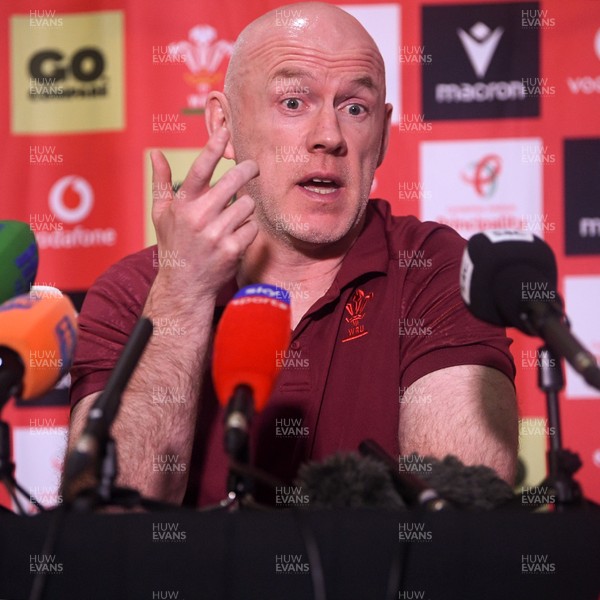 200126 - Wales Rugby Sqaud Announcement  - Wales Rugby Head Coach Steve Tandy speaks to the press after announcing his squad for the upcoming 2026 Guinness Men's Six Nations