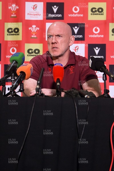 200126 - Wales Rugby Sqaud Announcement  - Wales Rugby Head Coach Steve Tandy speaks to the press after announcing his squad for the upcoming 2026 Guinness Men's Six Nations