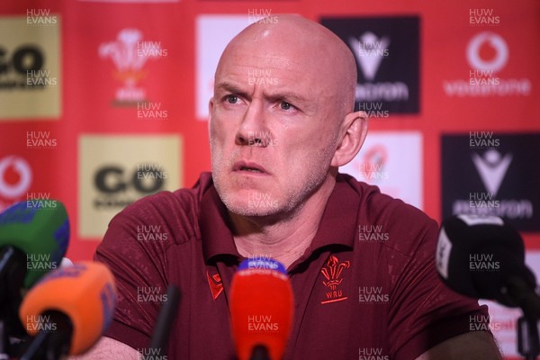 200126 - Wales Rugby Sqaud Announcement  - Wales Rugby Head Coach Steve Tandy speaks to the press after announcing his squad for the upcoming 2026 Guinness Men's Six Nations