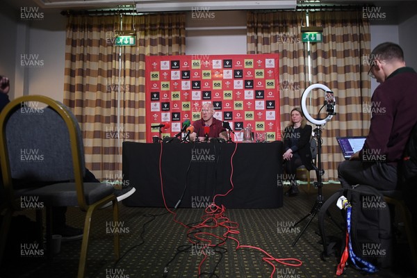 200126 - Wales Rugby Sqaud Announcement  - Wales Rugby Head Coach Steve Tandy speaks to the press after announcing his squad for the upcoming 2026 Guinness Men's Six Nations