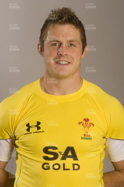 26.10.09 - Wales Rugby Autumn Internationals Squad 2009 - Dafydd Jones. 