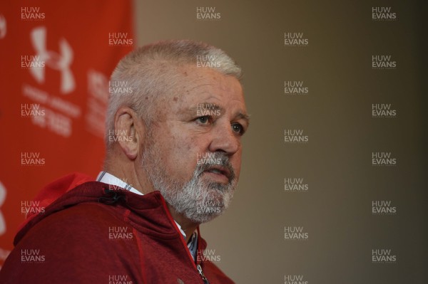 080518 - Wales Rugby Squad Announcement - Warren Gatland talks to media
