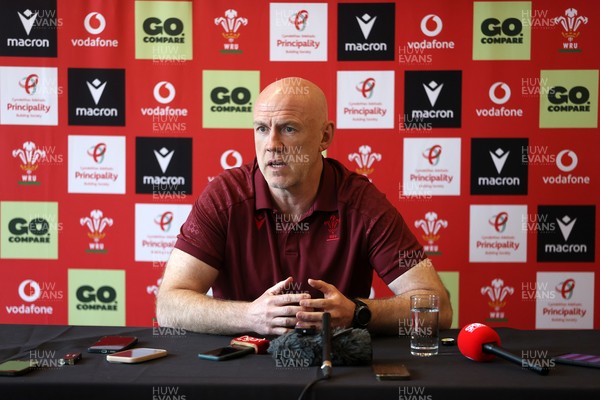 110526 - Picture shows Wales Rugby Head Coach Steve Tandy today as he announces Wales’ extended Squad for the Summer Series
