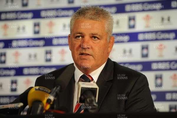 18.01.12 - Wales Rugby Squad Announcement - Wales head coach Warren Gatland names his squad for the RBS Six Nations 2012. 